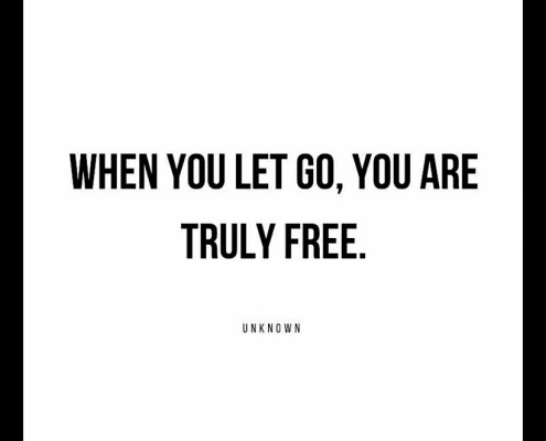 Let Go Of The Things
